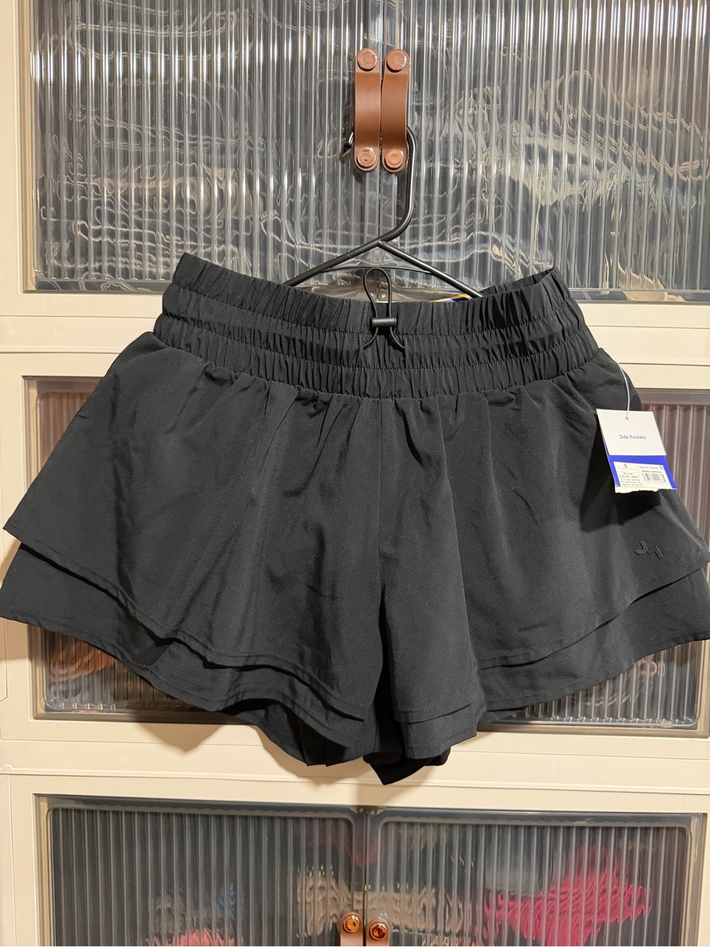 JoyLab Black Women's Layered Athletic Shorts